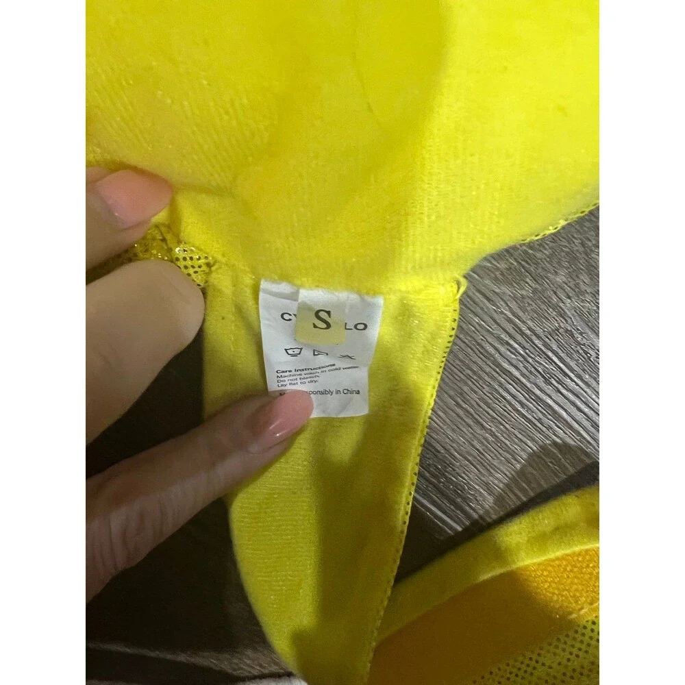 Cyeollo shiney pineapple small dog 2 piece costume